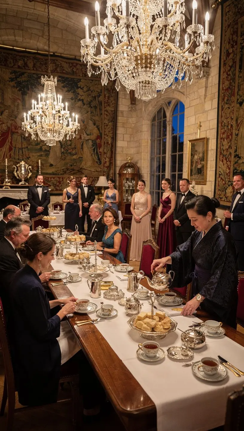 Variétés de thé noir classique en vrac dans un élégant récipient en verre.